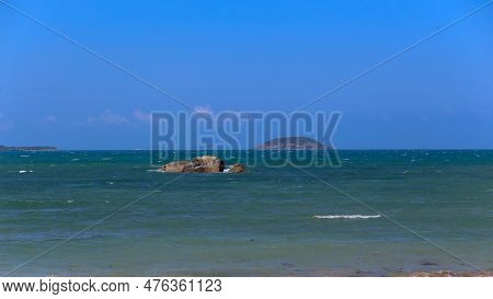 View Of Rua Or Turtle Island On The Sunny Day - One Of The Famous Place In Nha Trang City, Khanh Hoa