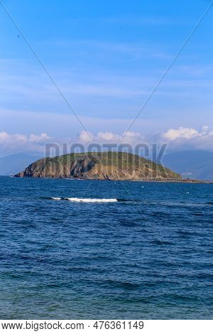 View Of Rua Or Turtle Island On The Sunny Day - One Of The Famous Place In Nha Trang City, Khanh Hoa