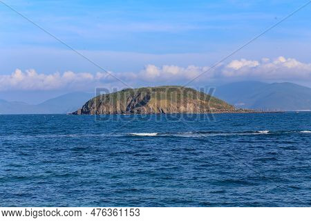 View Of Rua Or Turtle Island On The Sunny Day - One Of The Famous Place In Nha Trang City, Khanh Hoa
