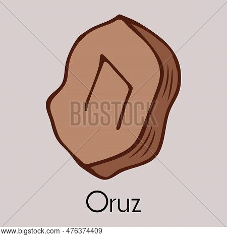 Rune Oruz.ancient Scandinavian Runes.runes Senior Futarka.magic, Ceremonies, Religious Symbols.predi
