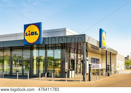Bedzin, Poland - 14.05. 2023 - Lidl Store In Bedzin