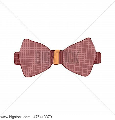 Tuxedo Bow Ties Men Cartoon. Accessory Business, Formal Neck Tuxedo Bow Ties Men Sign. Isolated Symb