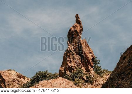 A Close Up Of Rocks That Look Like The Beak Of A Bird Or A Sharp Nose The Picturesque Volcanic Coast