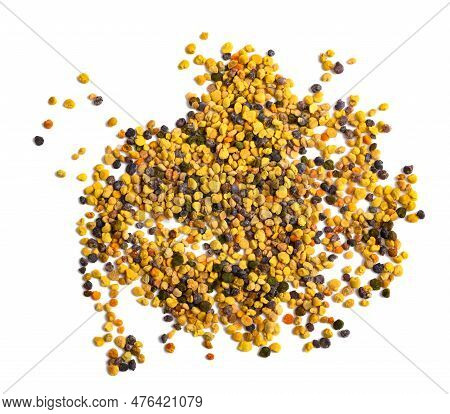 Bee Pollen  Isolated On A White Background