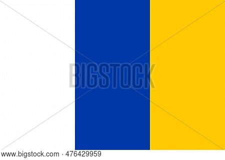 Flag Of Doetinchem Municipality (gelderland Or Guelders Province, Kingdom Of The Netherlands, Hollan