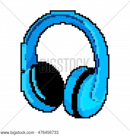 Headset Headphones Color Icon Vector. Headset Headphones Sign. Isolated Symbol Illustration