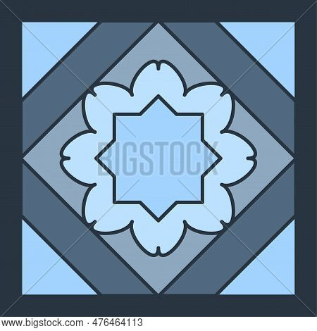 Patterned Azulejo Floor Tiles. Portuguese Floor Tiles. Floor Cement Talavera Tiles Wallpaper. Cerami