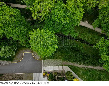 A Newly Established Street In The City, End Of The Street In The Shape Of A Hammer For Better Turnin