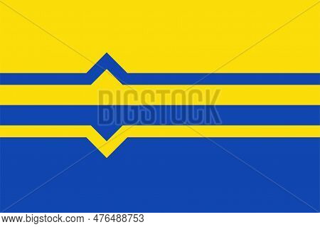 Flag Of Lochem City And Municipality (gelderland Or Guelders Province, Kingdom Of The Netherlands, H