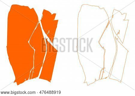Nieuwegein Municipality (kingdom Of The Netherlands, Holland, Utrecht Province) Map Vector Illustrat