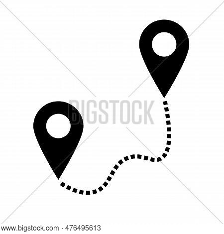 Start Point Vector Image Connect Starting Vector & Photo (Free Trial) | Bigstock