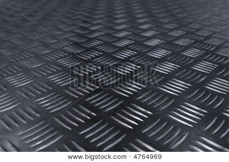 Industriella metallplatta