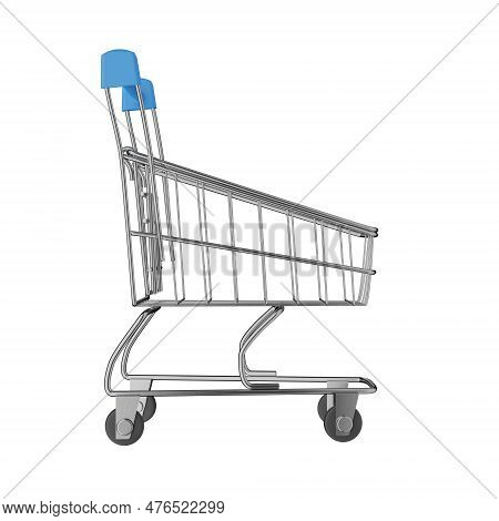 Shopping Cart Isolated  Discount, Good, Product, Chrom