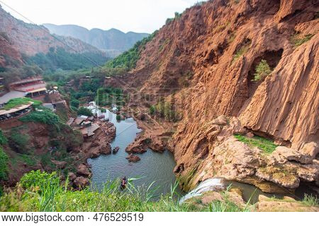 Ouzoud Falls In The Province Of Azilal In Morocco