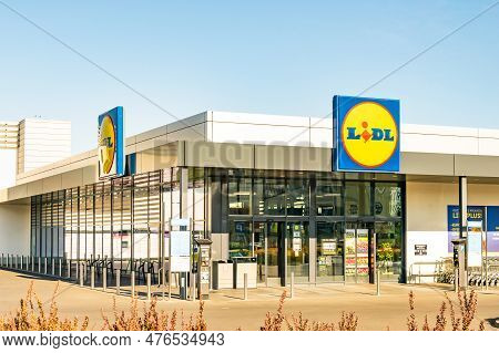 Bedzin, Poland - 14.05. 2023 - Lidl Store In Bedzin