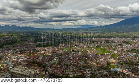 Bukittinggi Is A Densely Built City, A Popular Tourist Spot. Sumatra. Indonesia.