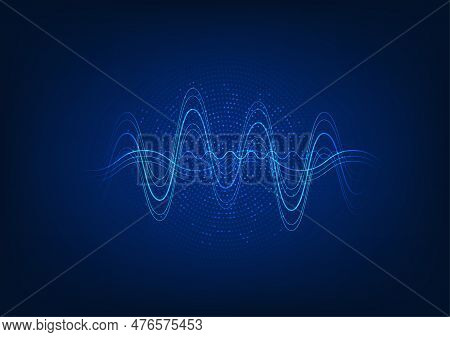 Abstract Background Technology Alternating Blue Shades With Purple Add Interesting Elegance To Work 