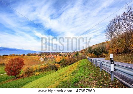 İsviçre Neuchatel Gölü