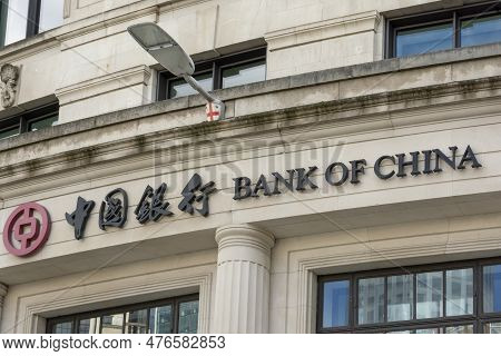 London, Uk - May, 7, 2023 : London Branch Of The Bank Of China. The Boc Is A Chinese State-owned Com