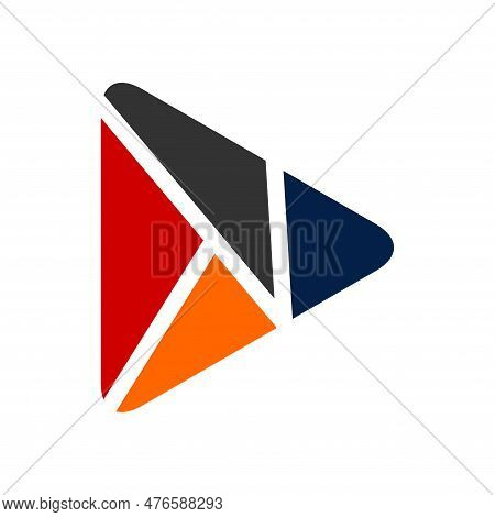 Media Logo Template. Icon Illustration Brand Identity. Isolated And Flat Illustration. Vector Graphi