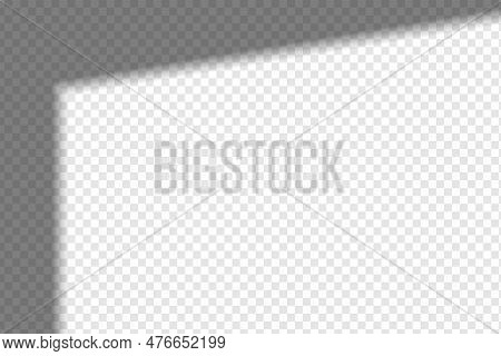 Shadow Overlay Effect. Soft Realistic Shadow. Vector