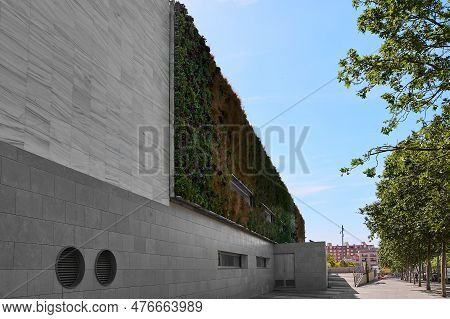 Nature In The Heights: A Vertical Garden Adorns An Impressive Building