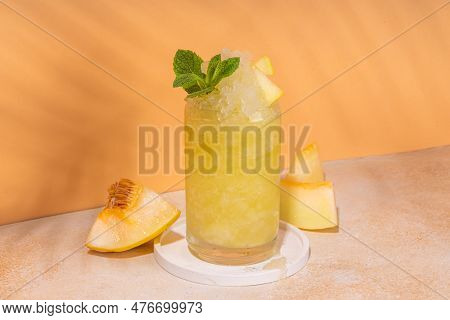 Melon Slushie Cocktail