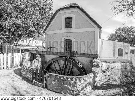 Elim, South Africa - Sep 21, 2022: Building Of The Watermill In Elim, In The Western Cape Province. 