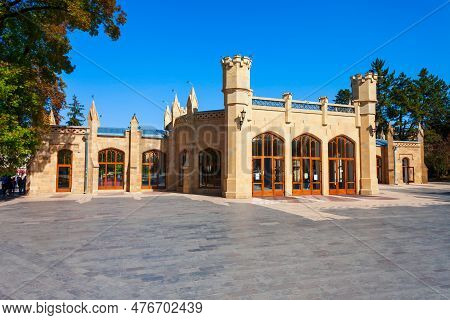 Narzan Or Narzannaya Gallery Is A Historic Building At The Kurortny Boulevard In Kislovodsk Spa City