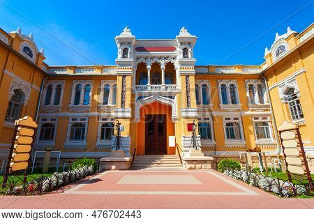 Glavnie Narzannye Vanni Is A Historic Building At The Kurortny Boulevard In Kislovodsk Spa City In C