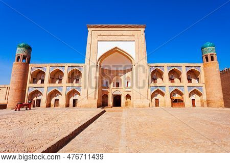 Madrasah Kutlug Murad Inaka At The Ichan Kala, An Ancient Walled Inner Town Of The City Of Khiva In 