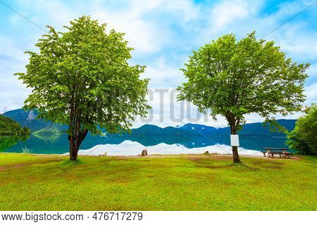 Walchensee Or Lake Walchen Is One Of The Deepest And Largest Alpine Lakes In Germany.