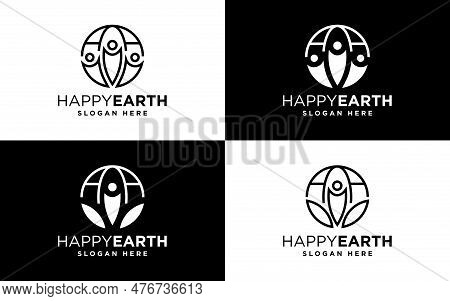 Vector Graphic Of Happy Earth Day Template Editable And Resizable Vector Eps 10.