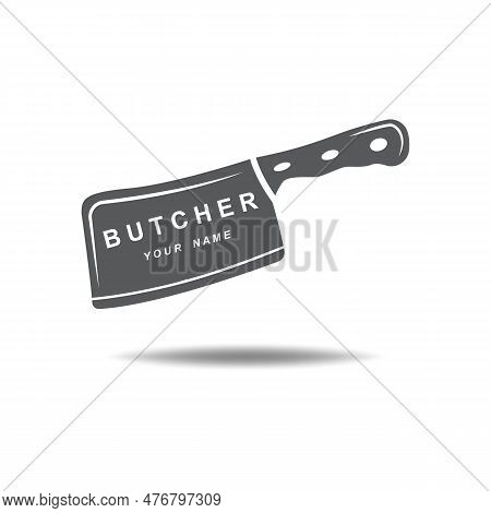 Butcher Logo Vector With Slogan Template