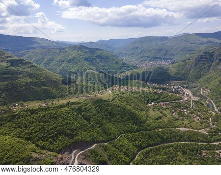 Aerial View Of Iskar Gorge Near Village Of Bov, Bulgaria
