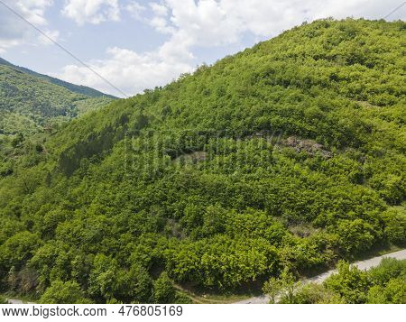 Aerial View Of Iskar River Gorge Near Village Of Ochindol, Bulgaria
