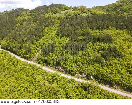 Aerial View Of Iskar River Gorge Near Village Of Ochindol, Bulgaria