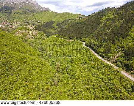 Aerial View Of Iskar River Gorge Near Village Of Ochindol, Bulgaria