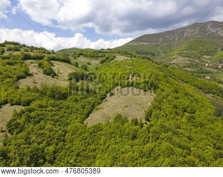 Aerial View Of Iskar River Gorge Near Village Of Ochindol, Bulgaria
