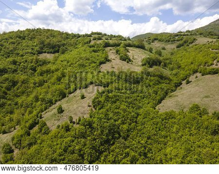 Aerial View Of Iskar River Gorge Near Village Of Ochindol, Bulgaria