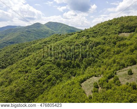Aerial View Of Iskar River Gorge Near Village Of Ochindol, Bulgaria