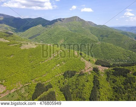 Aerial View Of Iskar River Gorge Near Village Of Ochindol, Bulgaria
