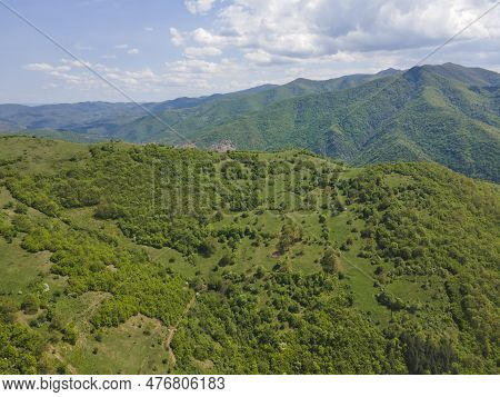 Aerial View Of Iskar River Gorge Near Village Of Ochindol, Bulgaria