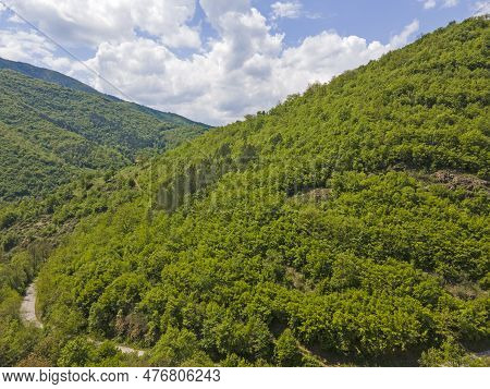 Aerial View Of Iskar River Gorge Near Village Of Ochindol, Bulgaria