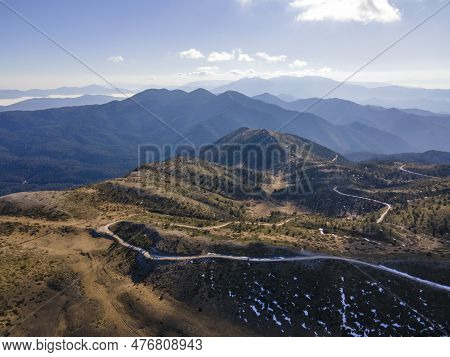 Aerial View Of Pirin Mountain Near Orelyak Peak, Bulgaria