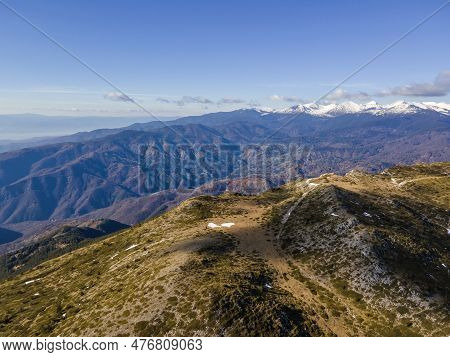 Aerial View Of Pirin Mountain Near Orelyak Peak, Bulgaria
