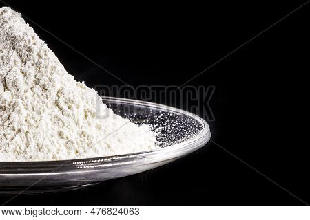 Calcium Chloride Being Prepared In The Laboratory. Used As In Brine For Refrigeration Machines, Ice 