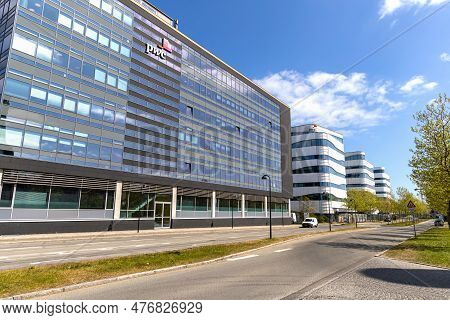 Modern Pwc Office Building In Copenhagen, Denmark - May 25, 2023.