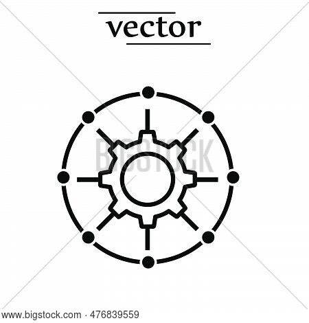 Multi Channel Icon, Vector Illustration On White Background..eps