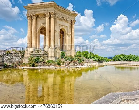 The Water Castle (chateau D'eau) In The Promenade Du Peyrou, Montpellier, France